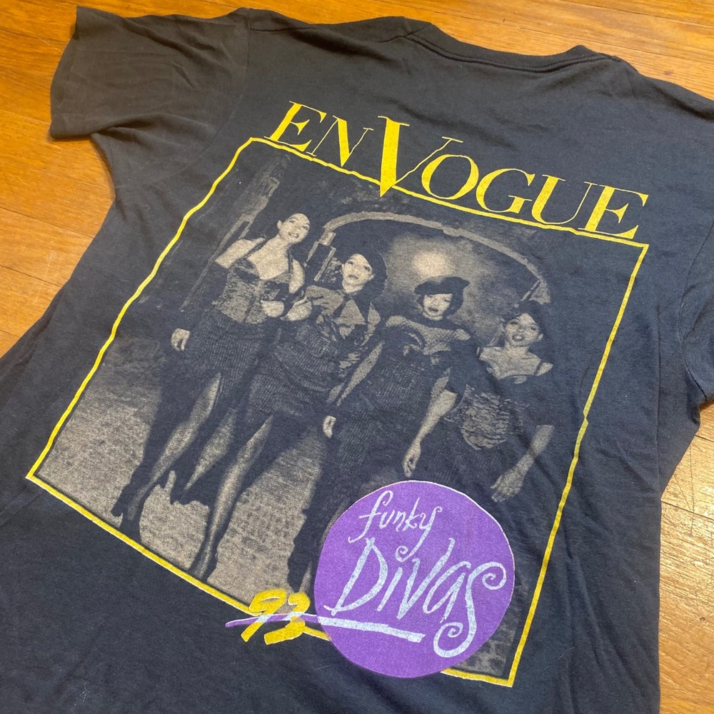Vintage 1993 Luther Vandross En Vogue Tour Shirt RNB Mens Large Screen Stars - Picture 6 of 8